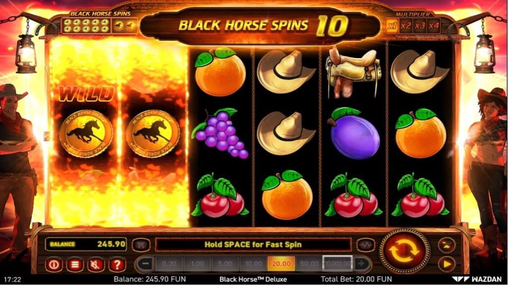 Spēlēt bezmaksas Black Horse Deluxe