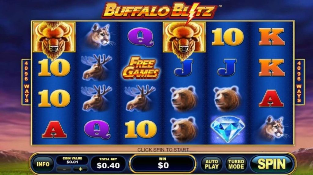 Играть бесплатно Buffalo Blitz