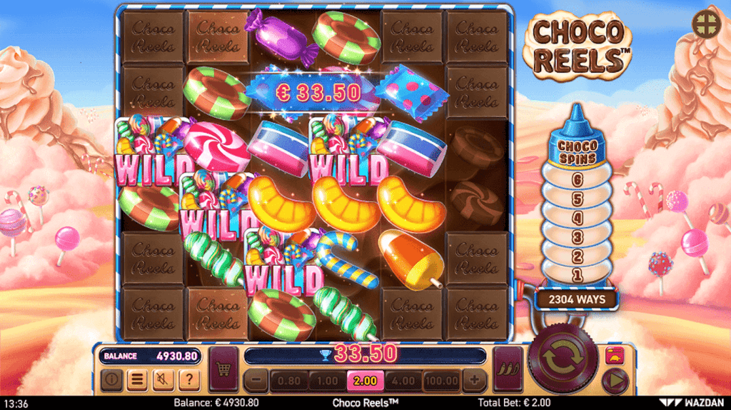Играть бесплатно Choco Reels
