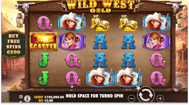 Spēlēt bezmaksas Wild West Gold