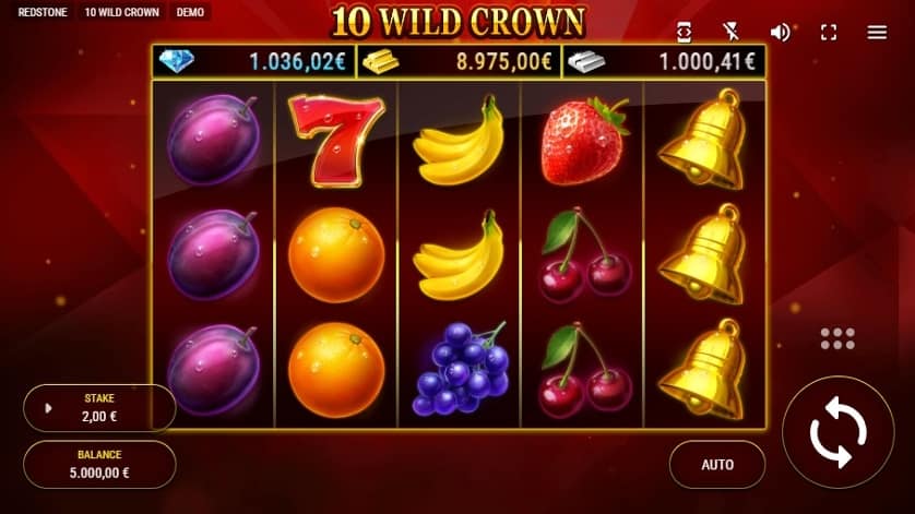 Spēlēt bezmaksas 10 Wild Crown