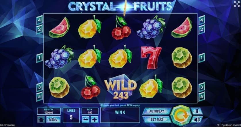 Spēlēt bezmaksas 243 Crystal Fruits Reversed