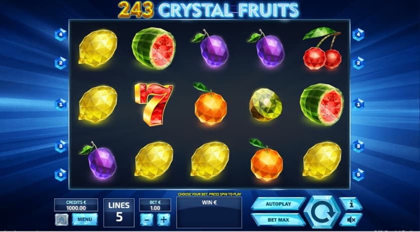 Spēlēt bezmaksas 243 Crystal Fruits