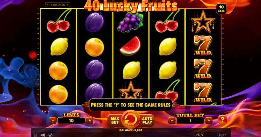 Spēlēt bezmaksas 40 Lucky Fruits