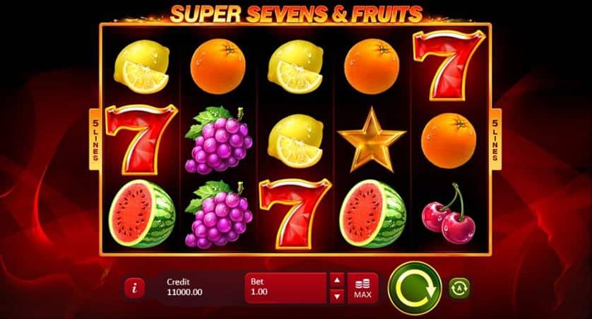 Spēlēt bezmaksas 5 Super Sevens & Fruits
