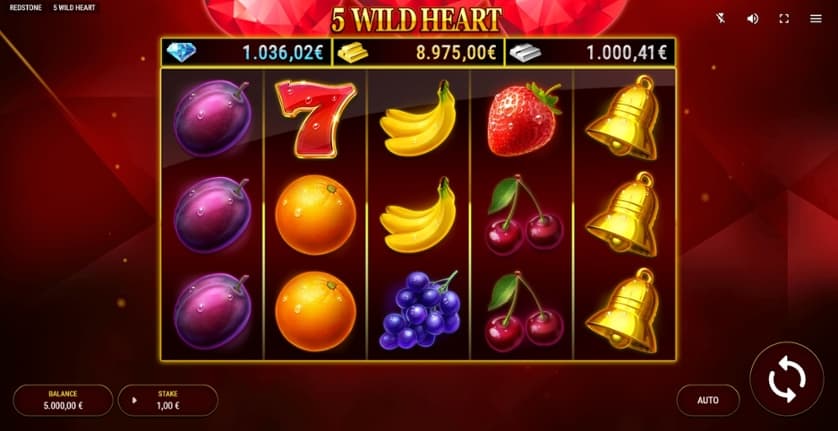 Spēlēt bezmaksas 5 Wild Heart