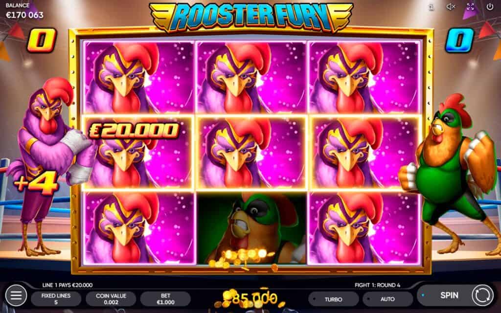 Spēlēt bezmaksas Rooster Fury