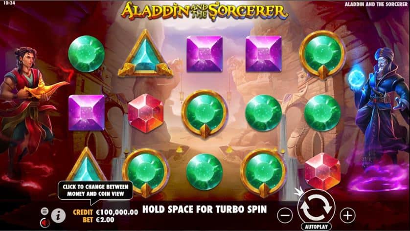 Spēlēt bezmaksas Aladdin And The Sorcerer