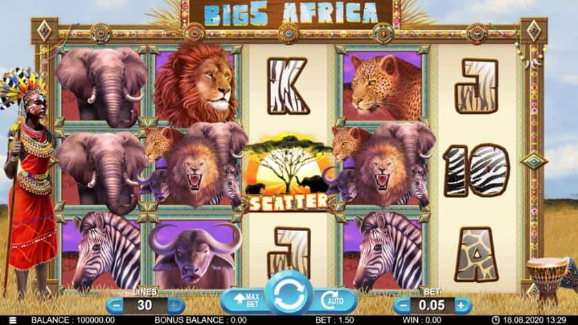 Spēlēt bezmaksas Big 5 Africa