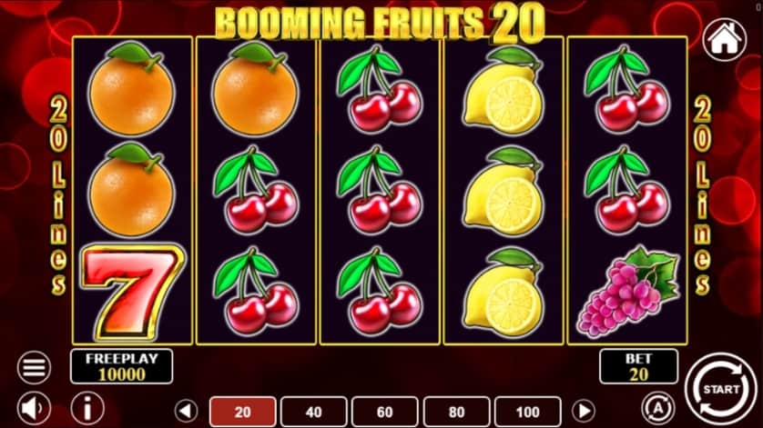 Spēlēt bezmaksas Booming Fruits 20