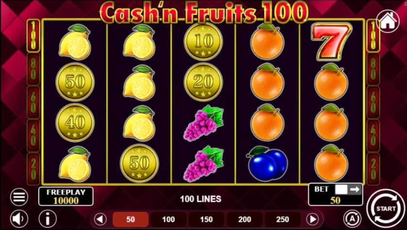 Spēlēt bezmaksas Cash’N Fruits 100