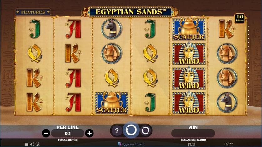 Spēlēt bezmaksas Egyptian Sands
