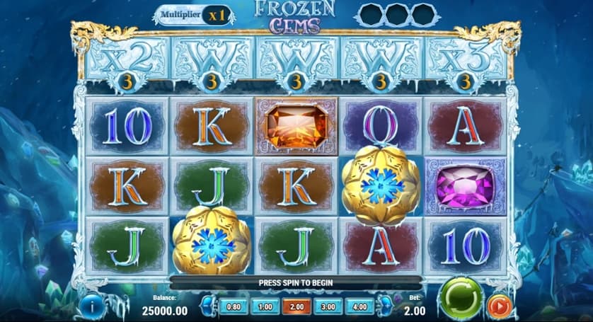 Spēlēt bezmaksas Frozen Gems