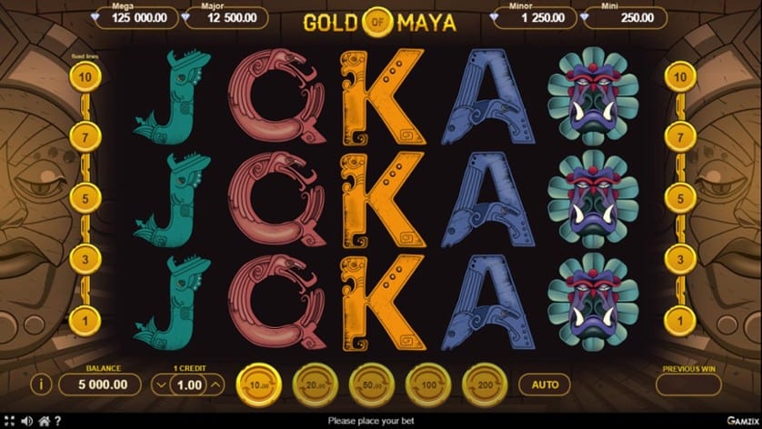 Spēlēt bezmaksas Gold Of Maya