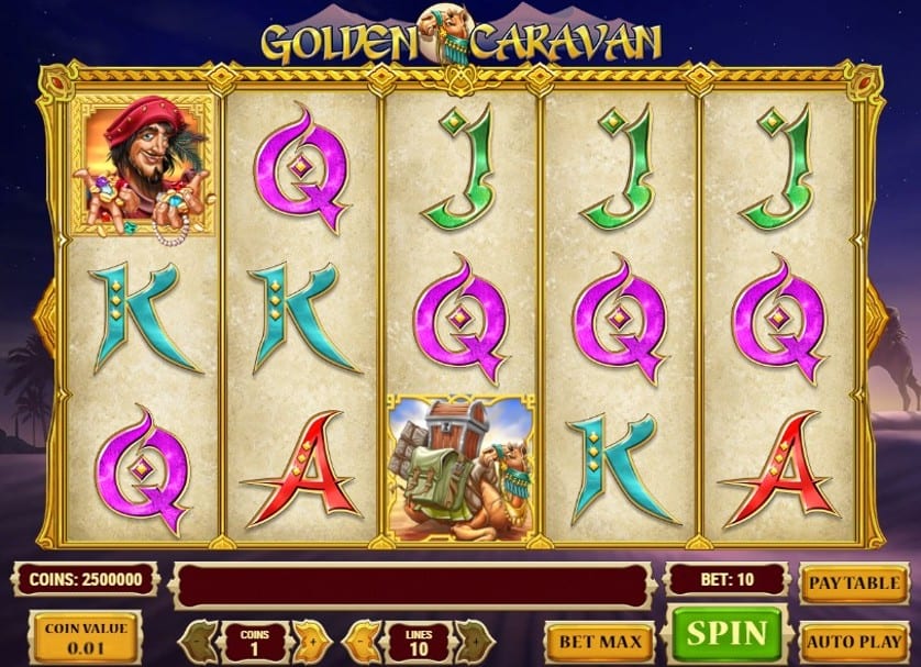 Spēlēt bezmaksas Golden Caravan