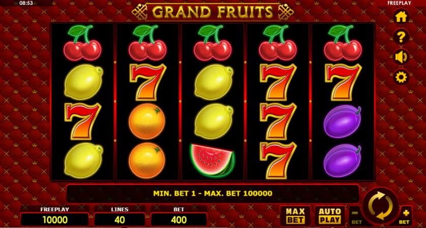 Spēlēt bezmaksas Grand Fruits
