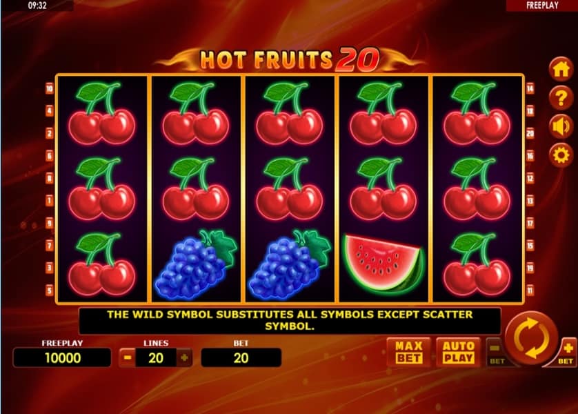 Spēlēt bezmaksas Hot Fruits 20