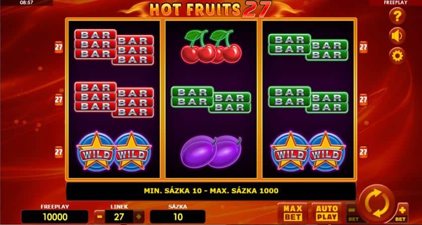 Spēlēt bezmaksas Hot Fruits 27