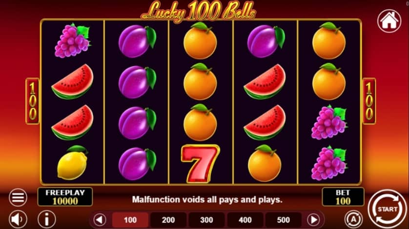 Spēlēt bezmaksas Lucky 100 Bells