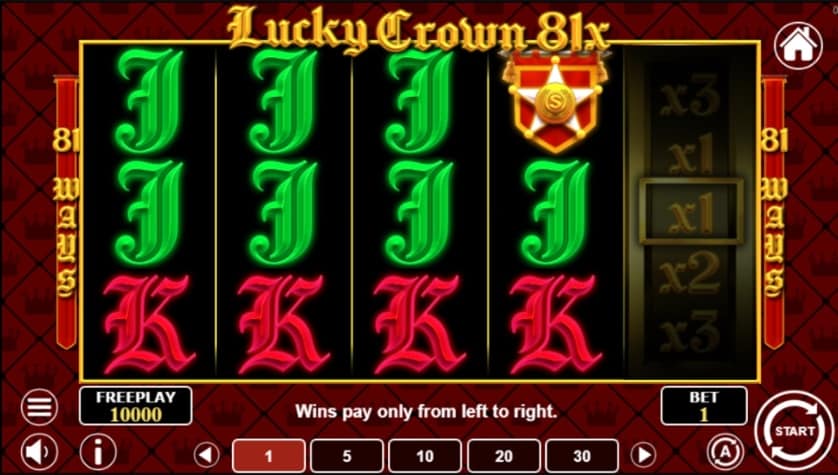 Spēlēt bezmaksas Lucky Crown 81X