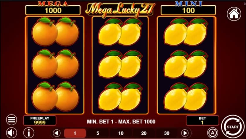 Spēlēt bezmaksas Mega Lucky 27