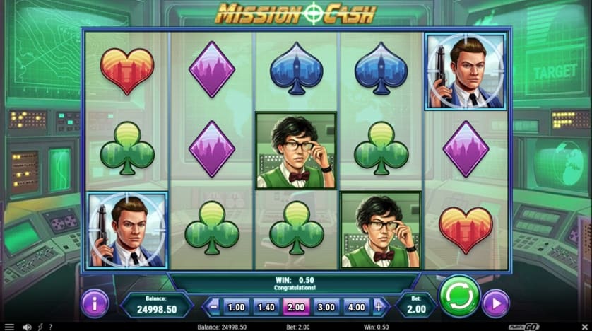 Spēlēt bezmaksas Mission Cash