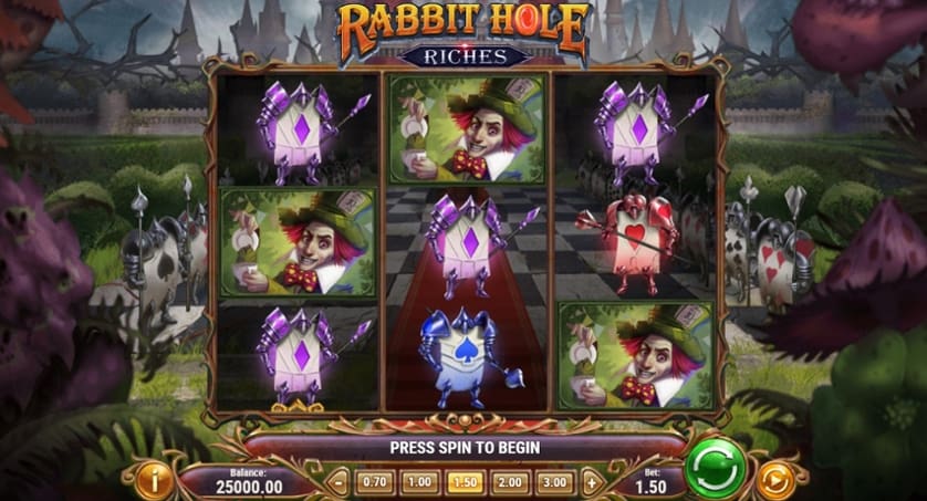 Spēlēt bezmaksas Rabbit Hole Riches
