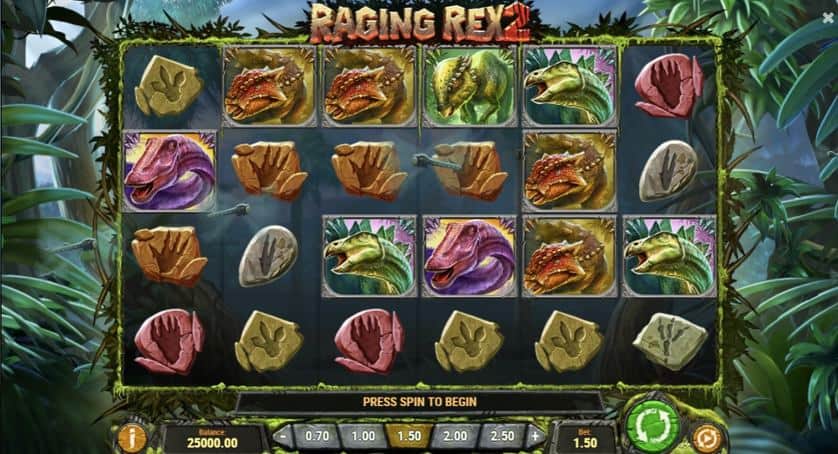 Spēlēt bezmaksas Raging Rex 2