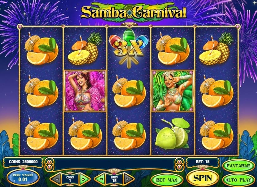 Spēlēt bezmaksas Samba Carnival