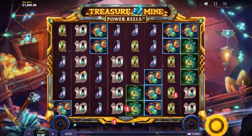 Spēlēt bezmaksas Treasure Mine Power Reels