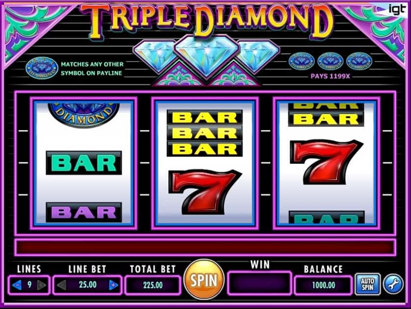 Spēlēt bezmaksas Triple Diamond