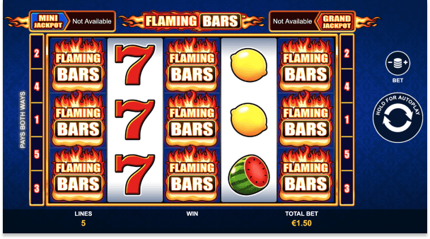 Spēlēt bezmaksas Flaming Bars