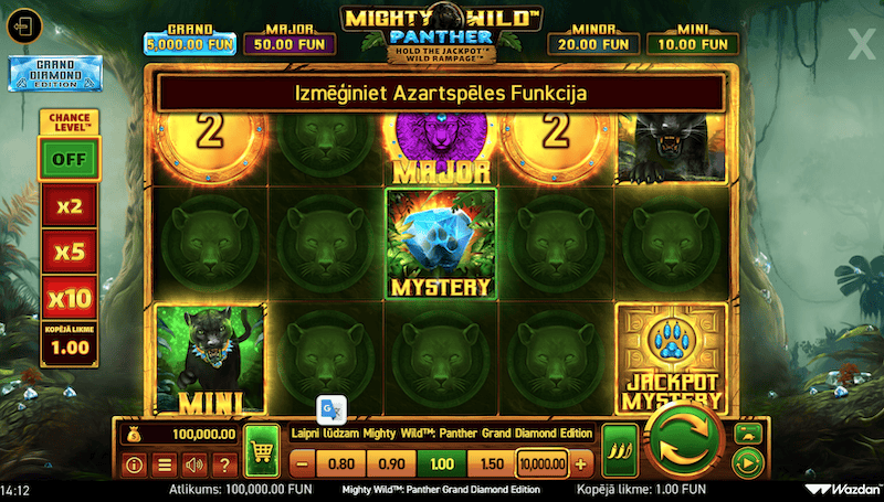 Spēlēt bezmaksas Mighty Wild: Panther Grand Diamond Edition