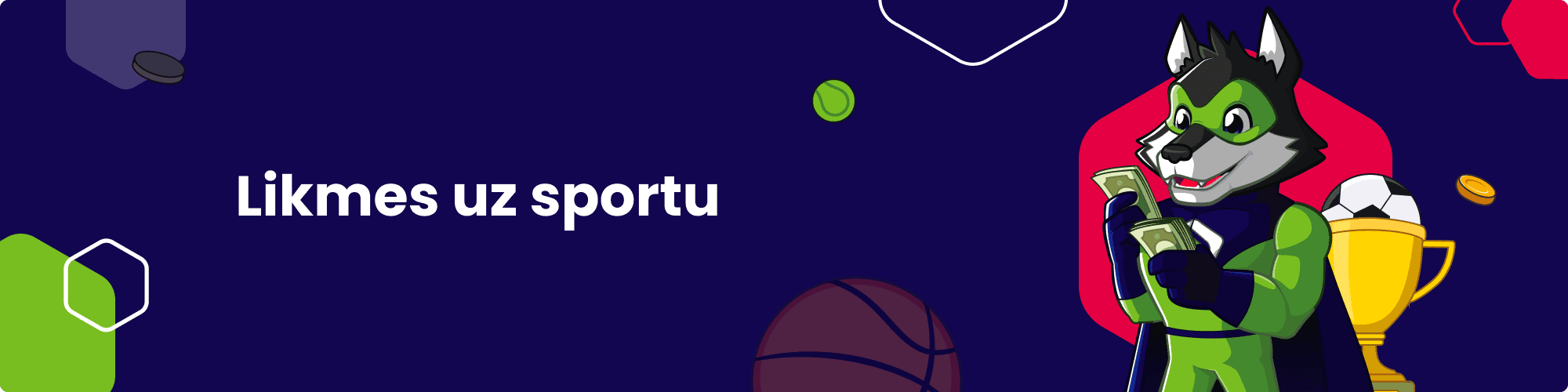 Likmes uz sportu- baneris