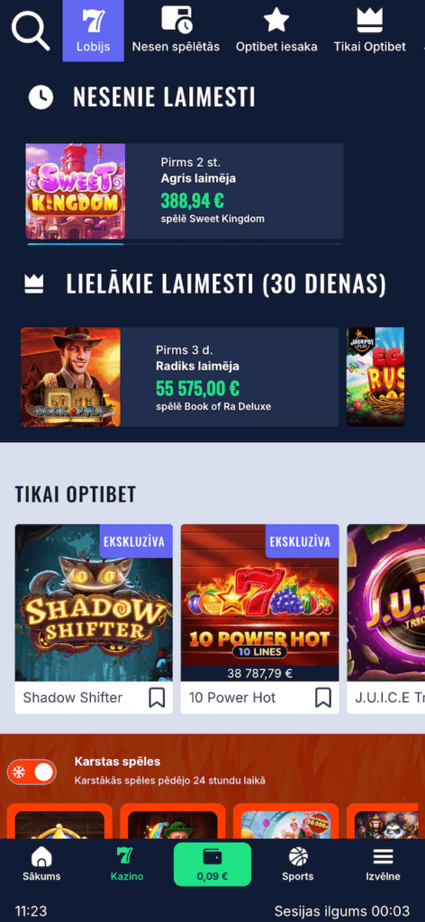 Saņemiet laimestu 