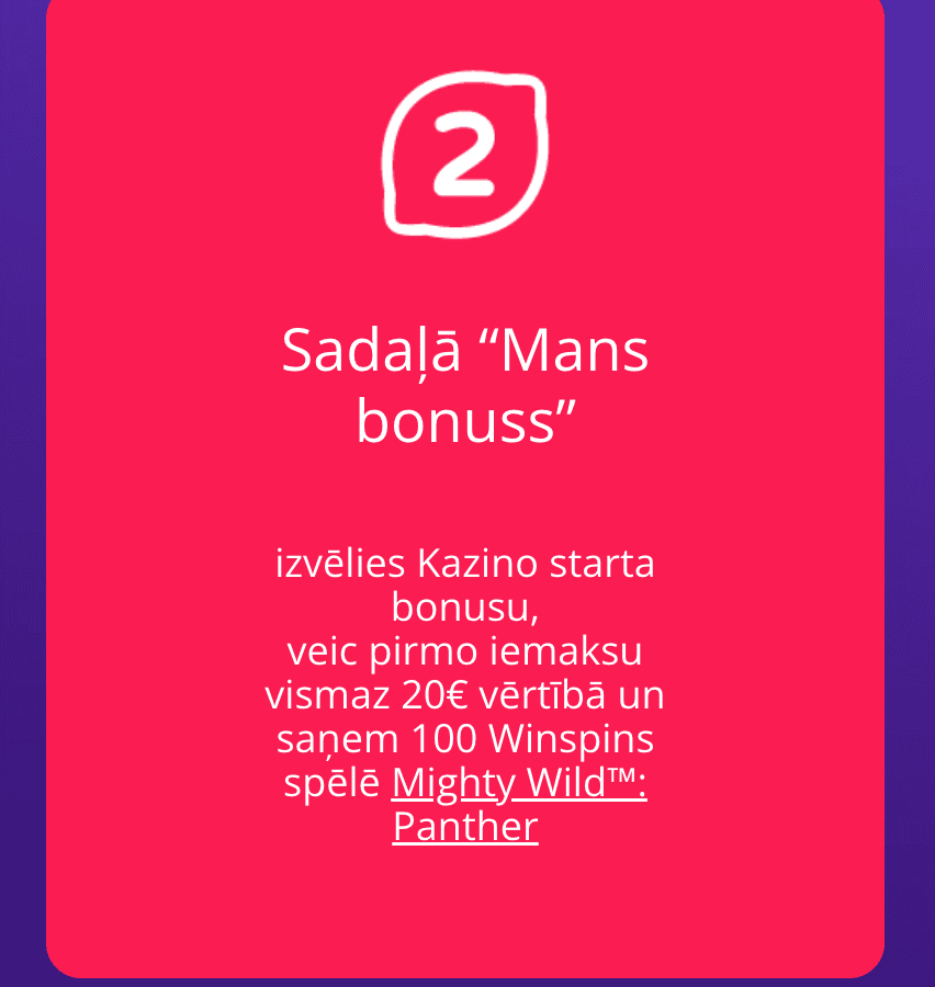 Bonuss tiek aktivizēts automātiski